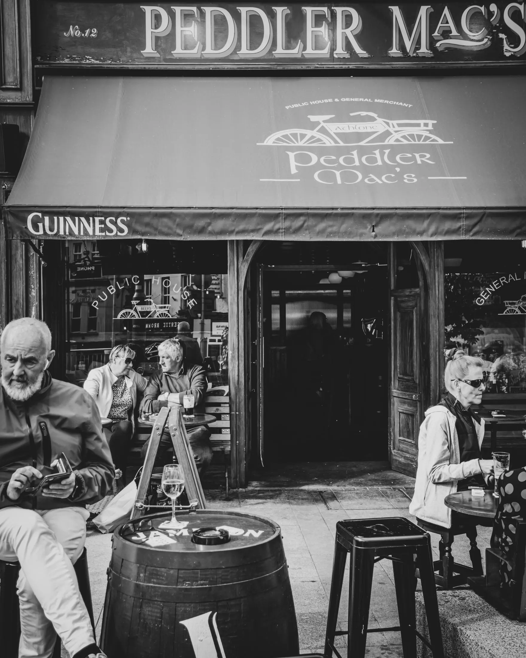 Old photographs and memorabilia inside Peddler Mac&rsquo;s
